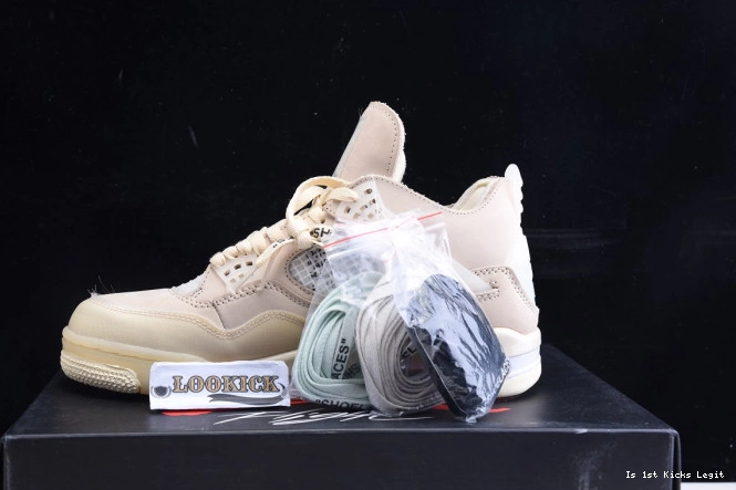 Off-White Sail Jordan CV9388-100 x Air 4 0725